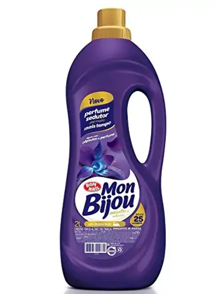 Amaciante De Roupa Diluído Natureza Mon Bijou Frasco 2l