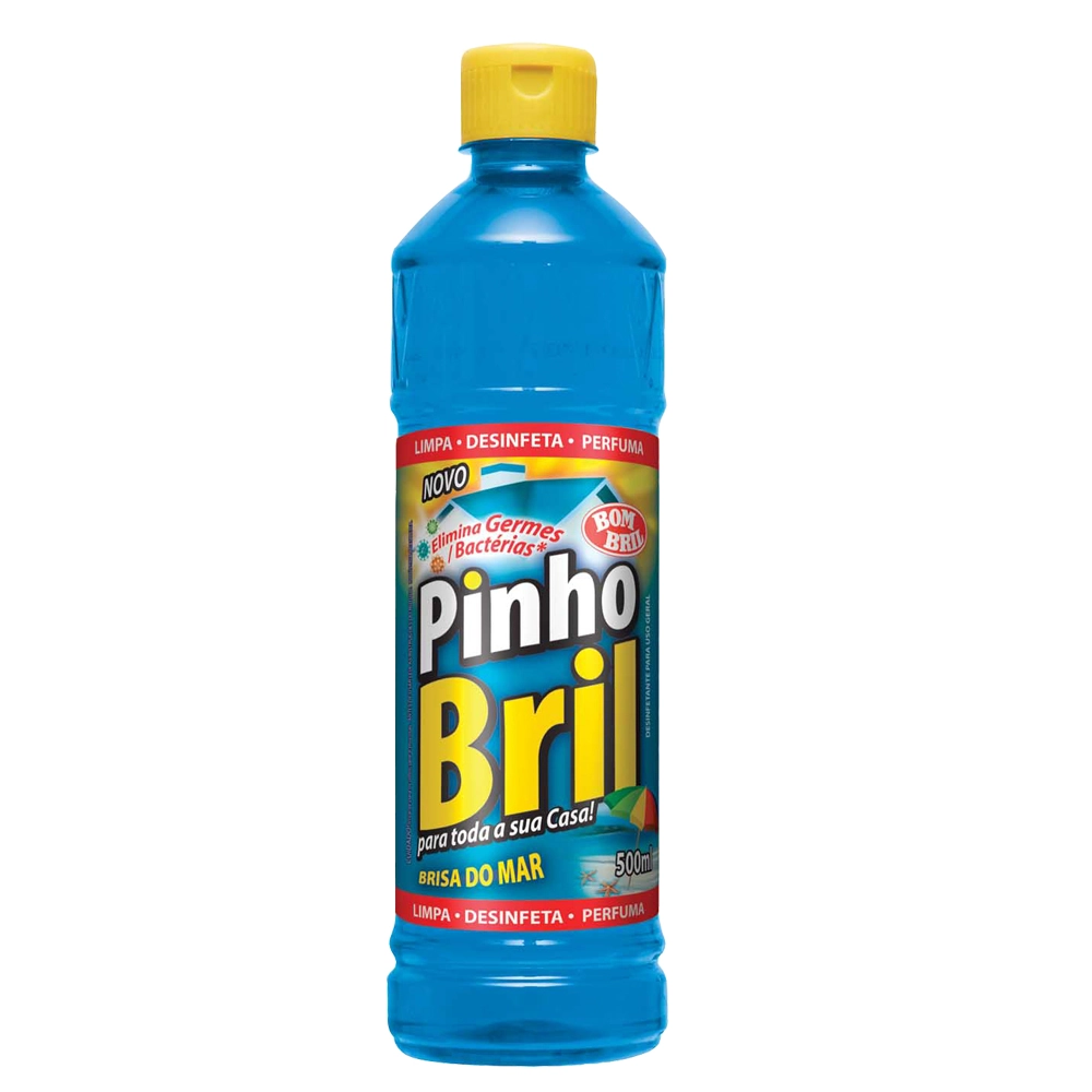 Desinfetante Brisa Do Mar Pinho Bril Squeeze Leve 500ml Pague 450ml