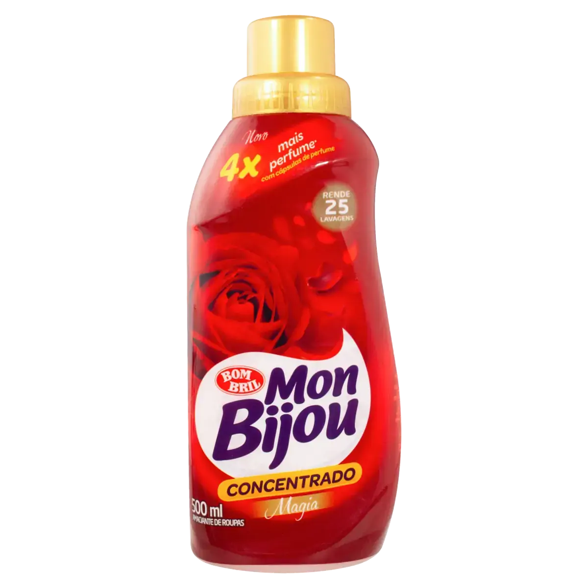 Amaciante De Roupa Concentrado Magia Mon Bijou Frasco 500ml