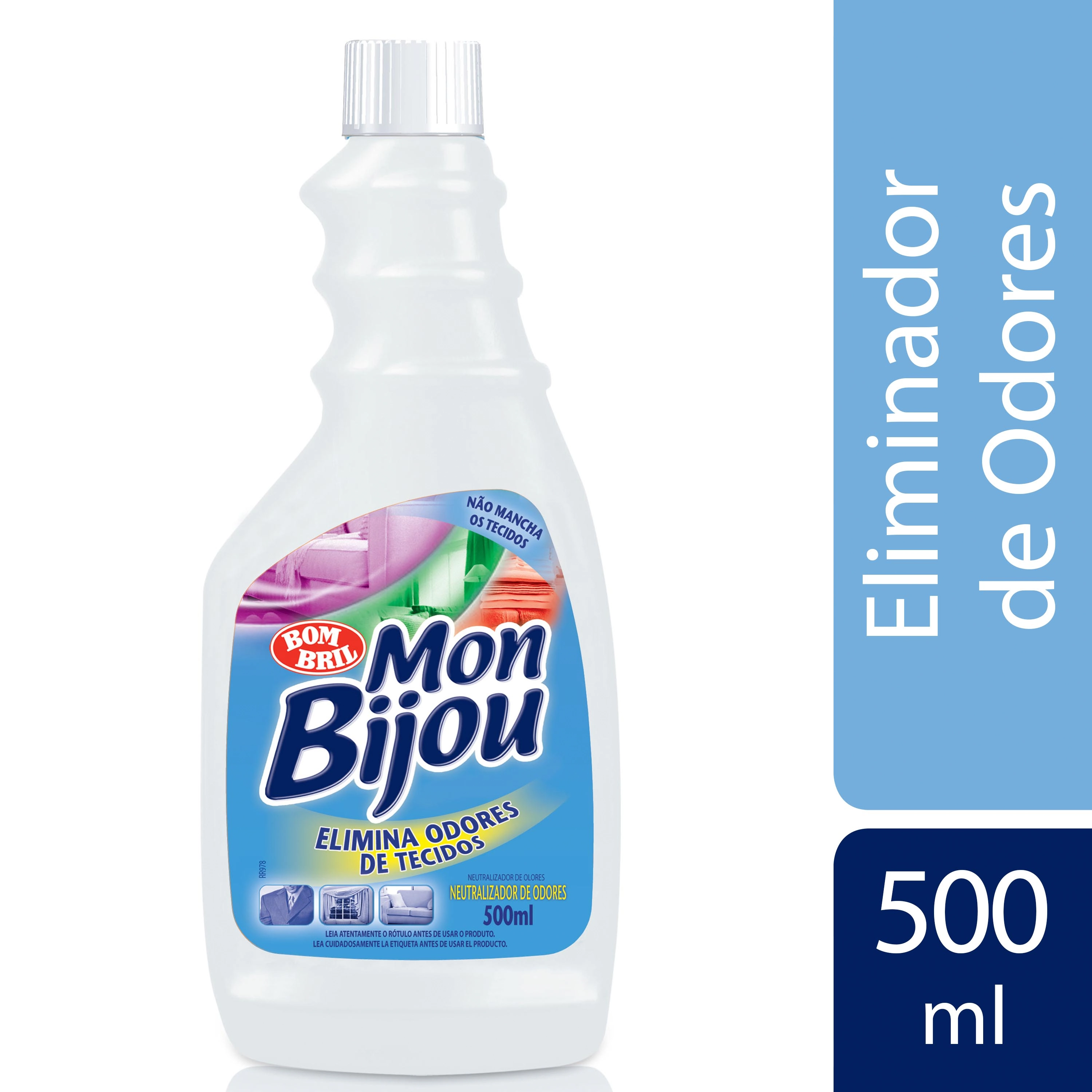 Neutralizador De Odores De Tecidos Mon Bijou Refil 500ml