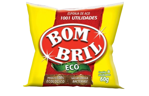 Esponja Aço Bom Bril Eco 60g 8 Unidades