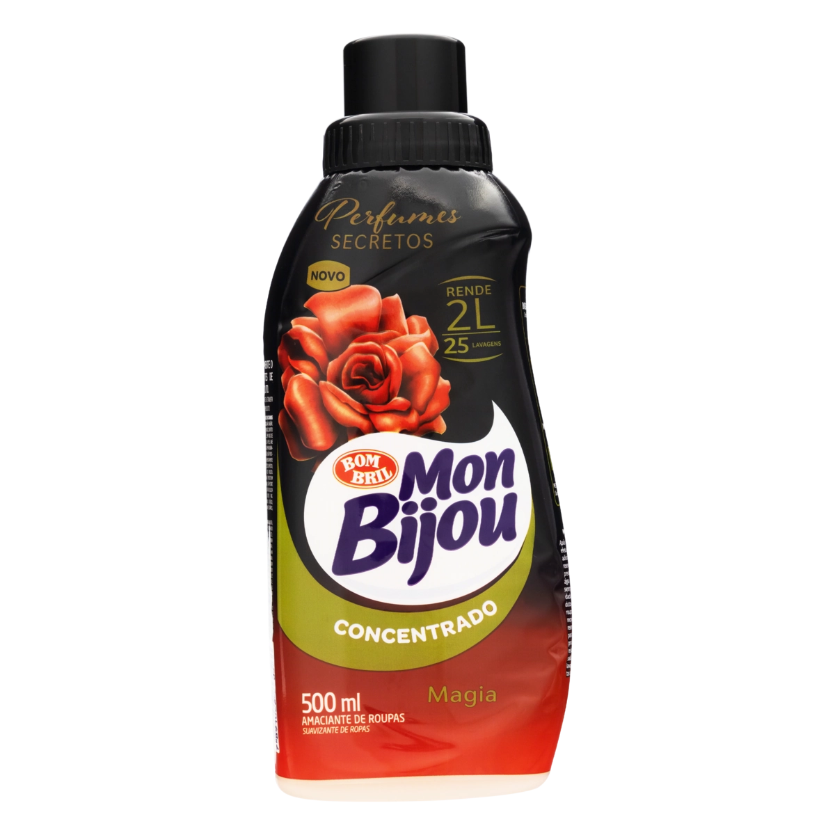 Amaciante De Roupa Concentrado Magia Mon Bijou Frasco 500ml