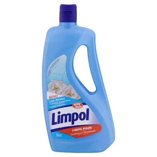 Limpador Para Pisos Porcelanato E Cerâmica Flores Frescas Limpol Squeeze 750ml