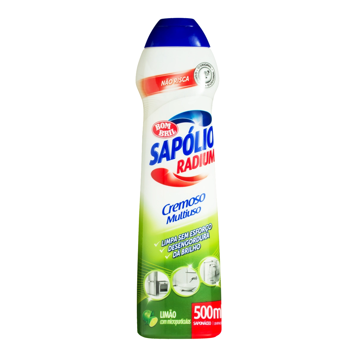 Saponáceo Cremoso Multiuso Limão Sapólio Radium Squeeze 450ml