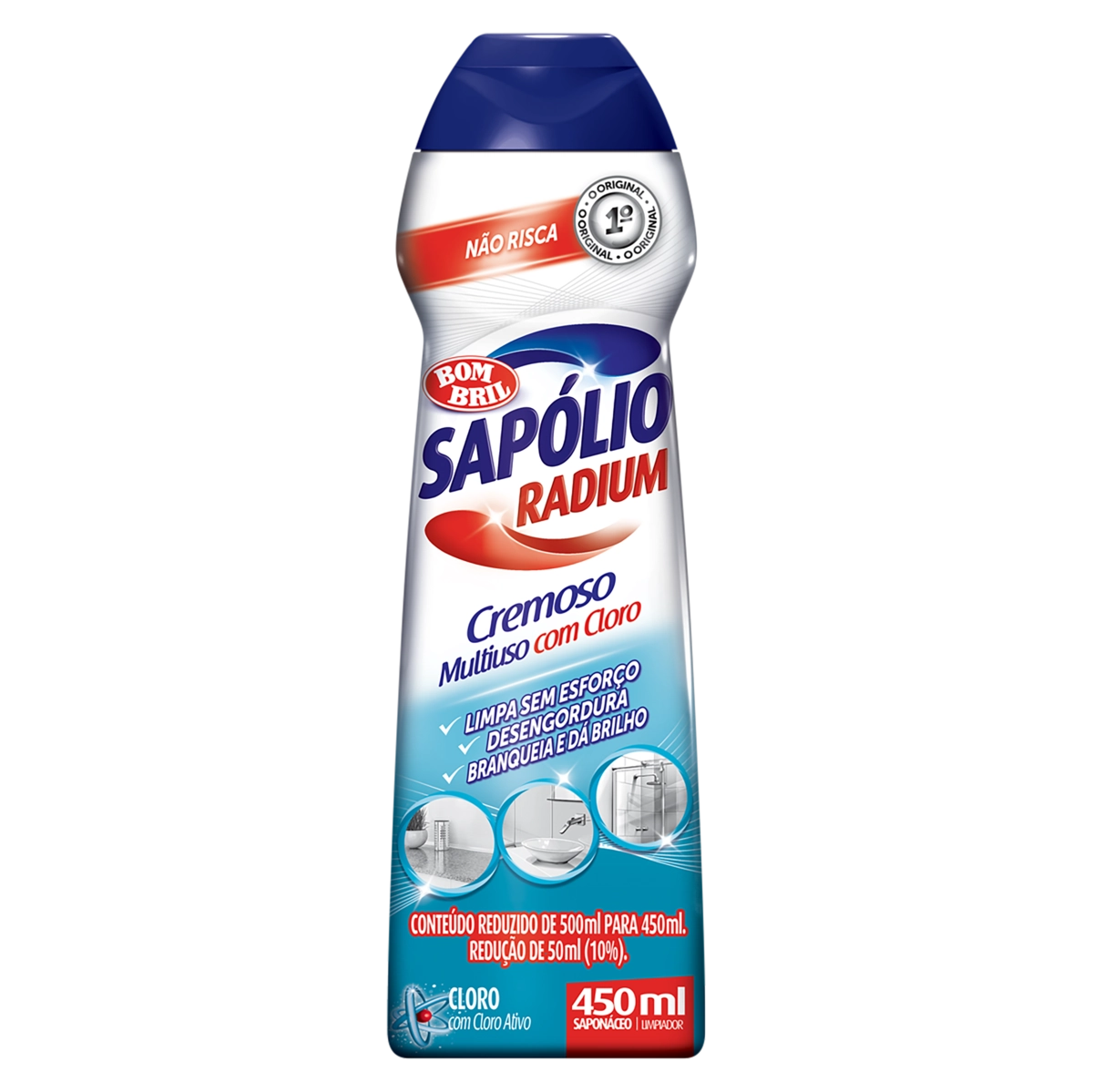Saponáceo Cremoso Sapólio Radium Squeeze 450ml
