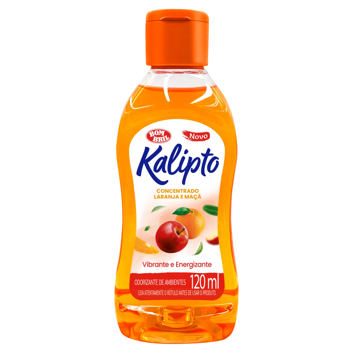 Odorizador De Ambiente Concentrado Laranja E Maçã Kalipto Squeeze 120ml