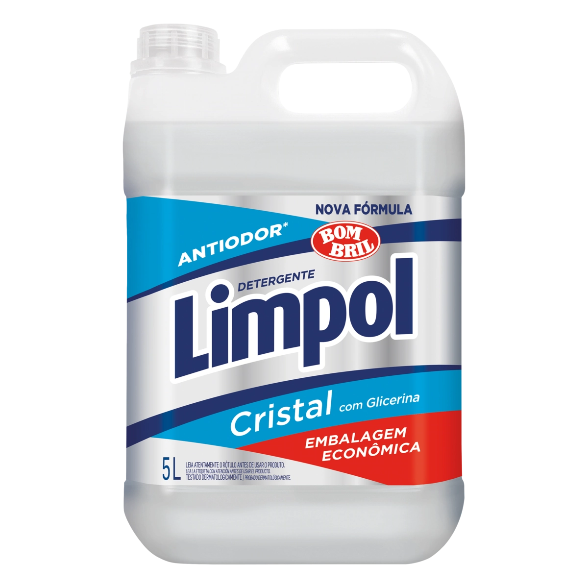 Detergente Líquido Cristal Limpol Galão 5l Embalagem Econômica