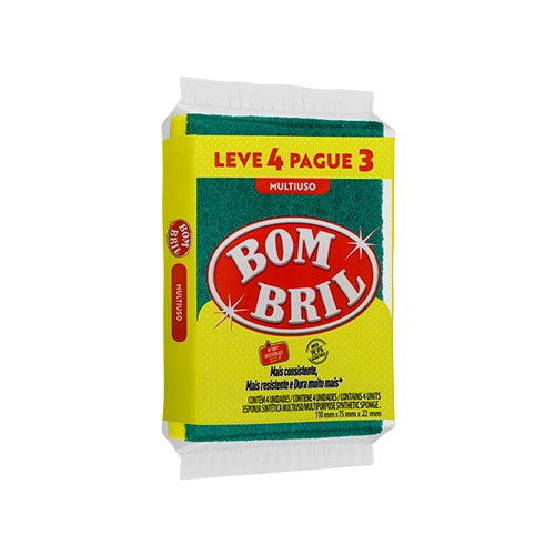 Esponja Bombril Multiuso C 4