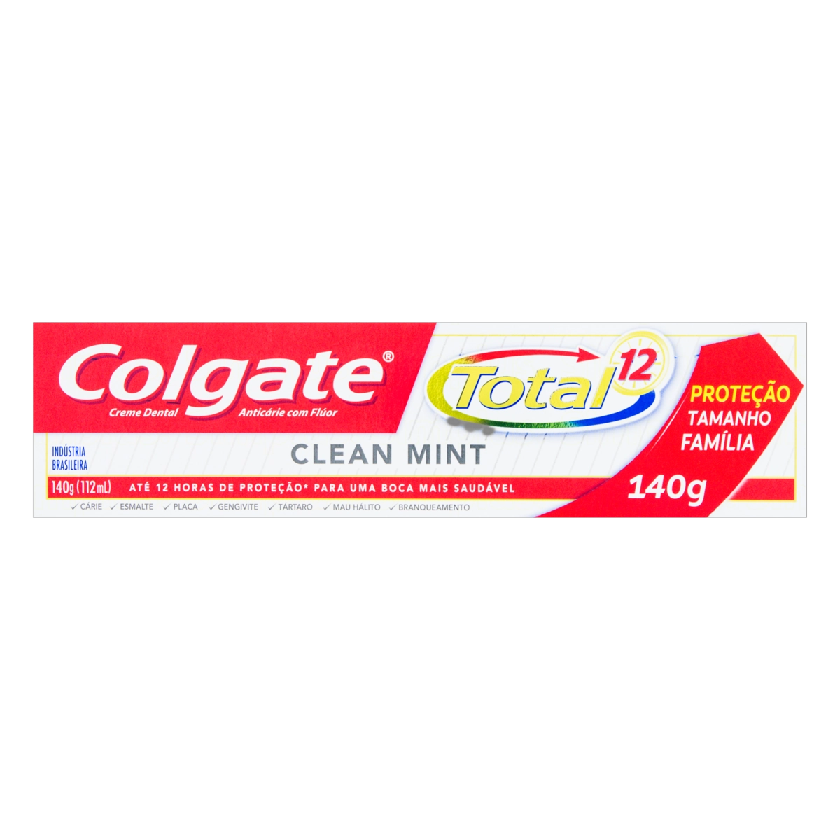 Creme Dental Clean Mint Colgate Total 12 Caixa 140g