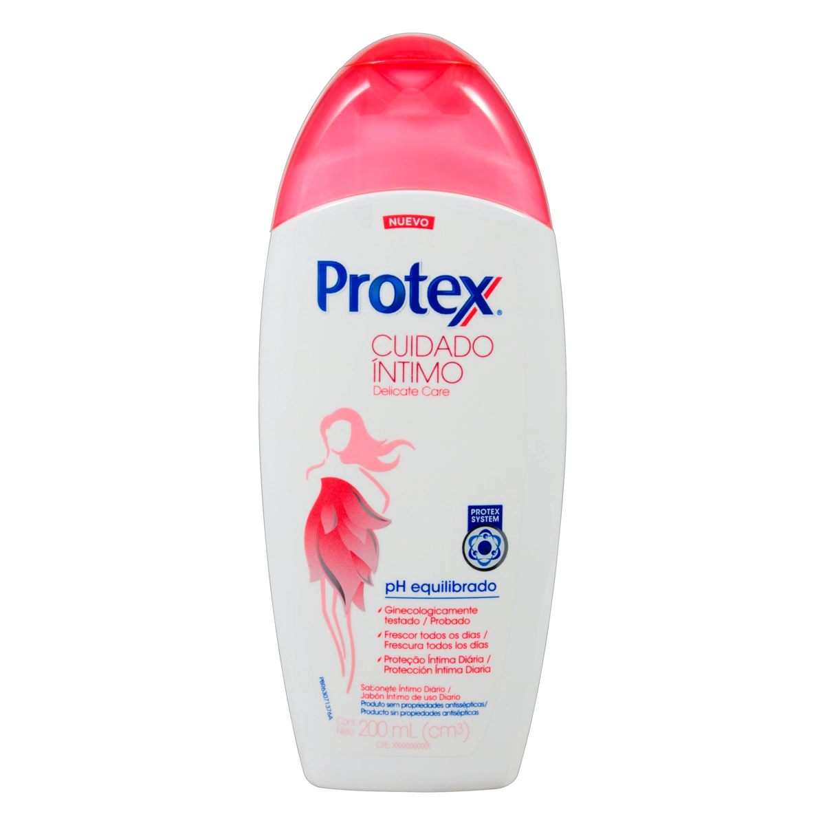Sabonete Líquido íntimo Delicate Care Protex Cuidado íntimo Frasco 200ml