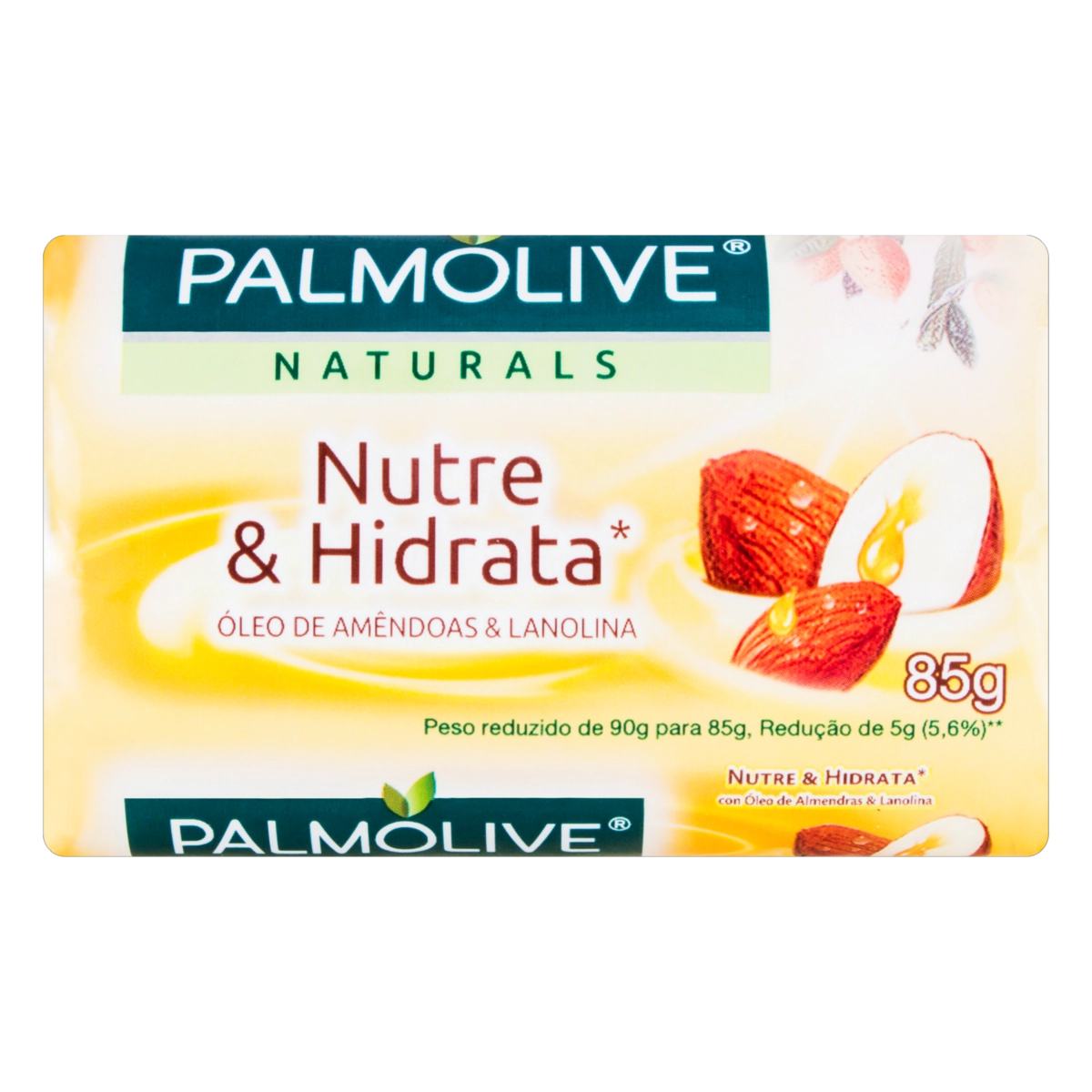 Sabonete Barra Nutre Hidrata Palmolive Naturals Envoltório 85g