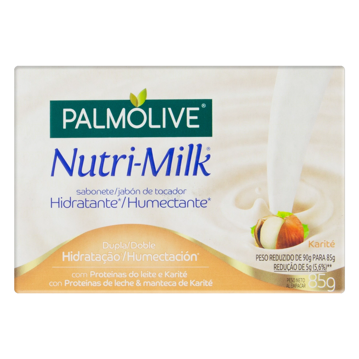 Sabonete Barra Hidratante Karité Palmolive Nutri Milk Caixa 85g