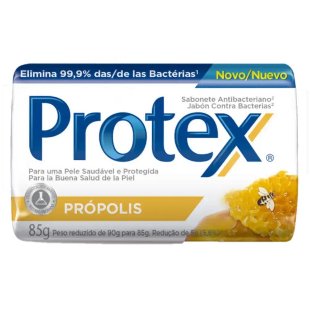 Sabonete Barra Antibacteriano Própolis Protex Envoltório 85g
