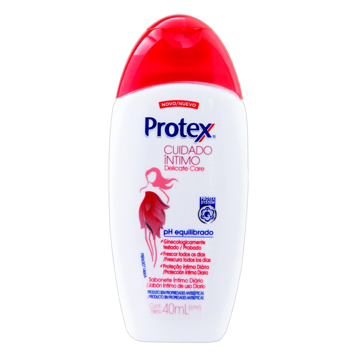 Sabonete Líquido íntimo Delicate Care Protex Cuidado íntimo Frasco 40ml