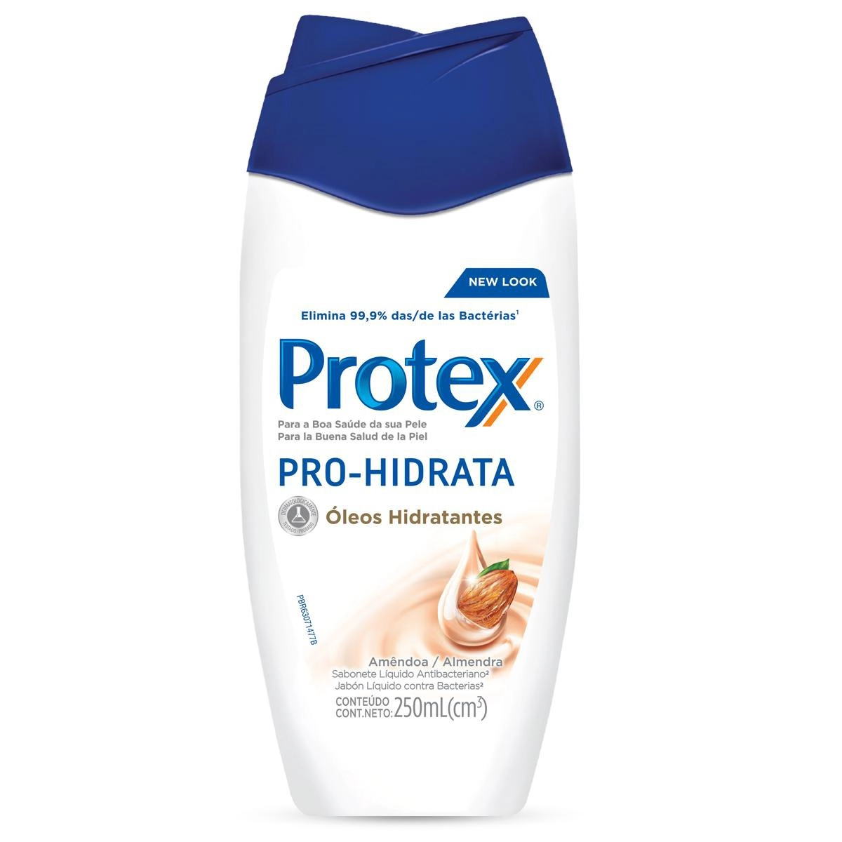 Sabonete Líquido Antibacteriano Amêndoa Protex Pro Hidrata Frasco 250ml