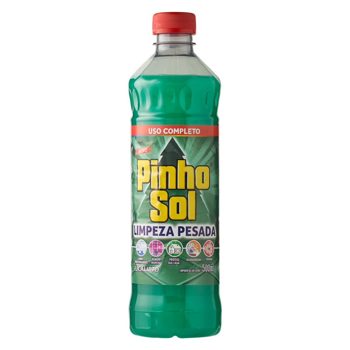 Limpador Limpeza Pesada Eucalipto Pinho Sol Frasco 500ml