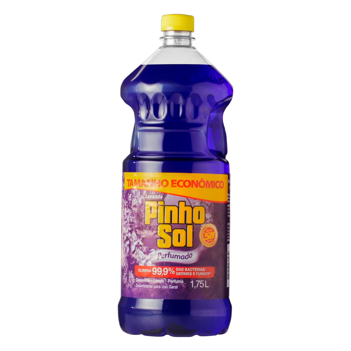 Desinfetante Uso Geral Lavanda Pinho Sol Frasco 1,75l Embalagem Econômica