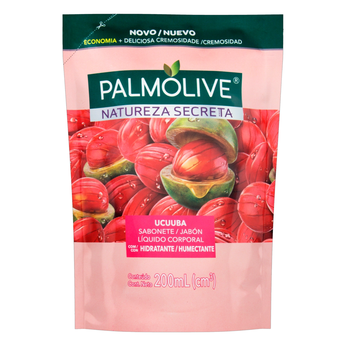 Sabonete Líquido Hidratante Ucuuba Palmolive Natureza Secreta Sachê 200ml Refil