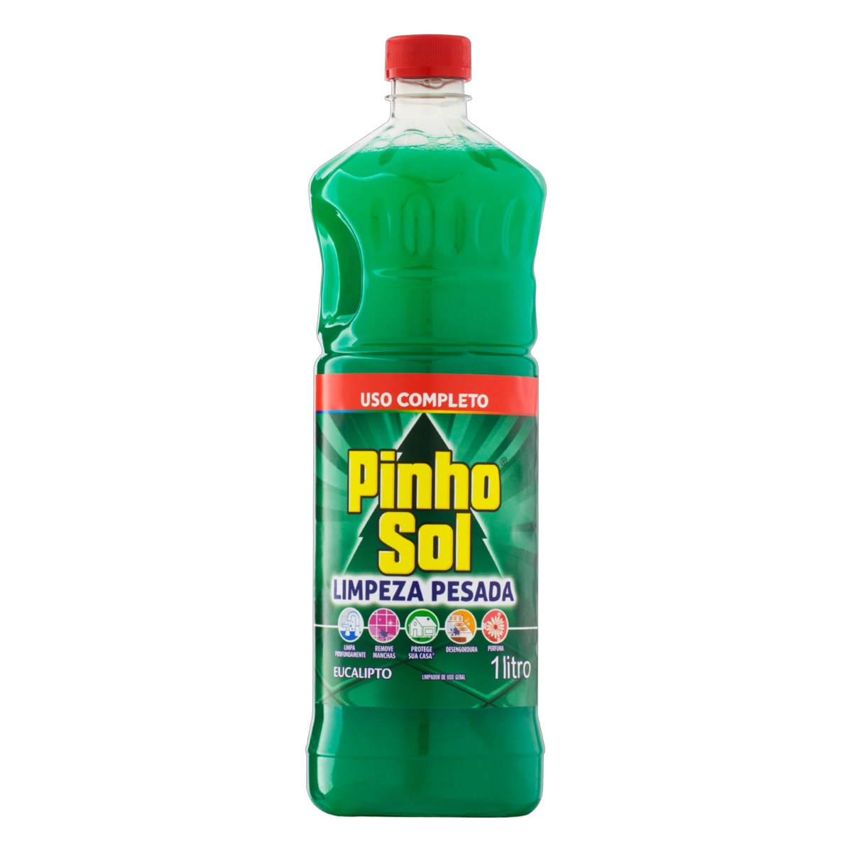 Limpador Limpeza Pesada Eucalipto Pinho Sol Frasco 1l