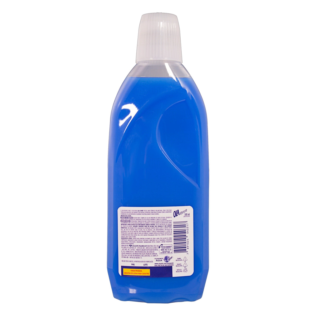Lava Roupas Líquido Sport Ola Frasco 500ml