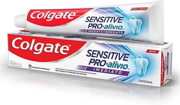 Creme Dental Original Colgate Sensitive Pro Alívio Imediato Caixa 90g