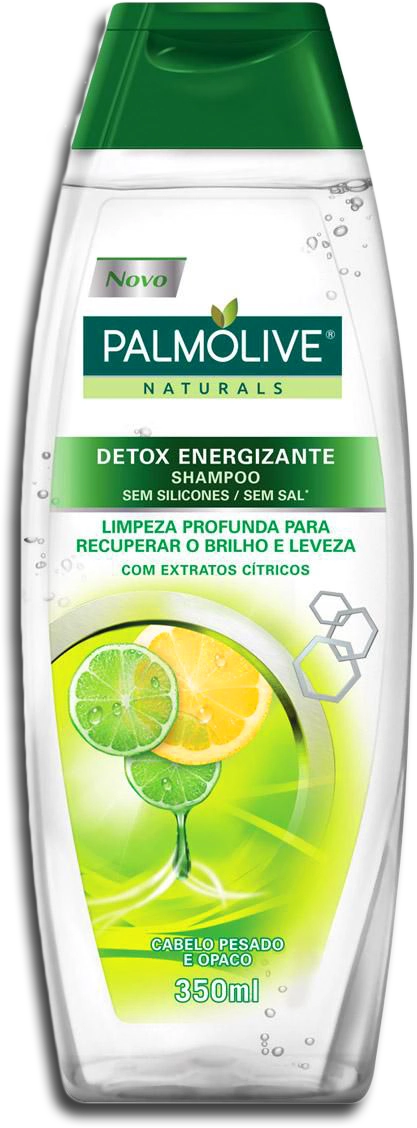 Shampoo Palmolive Naturals Detox Energizante Frasco 350ml