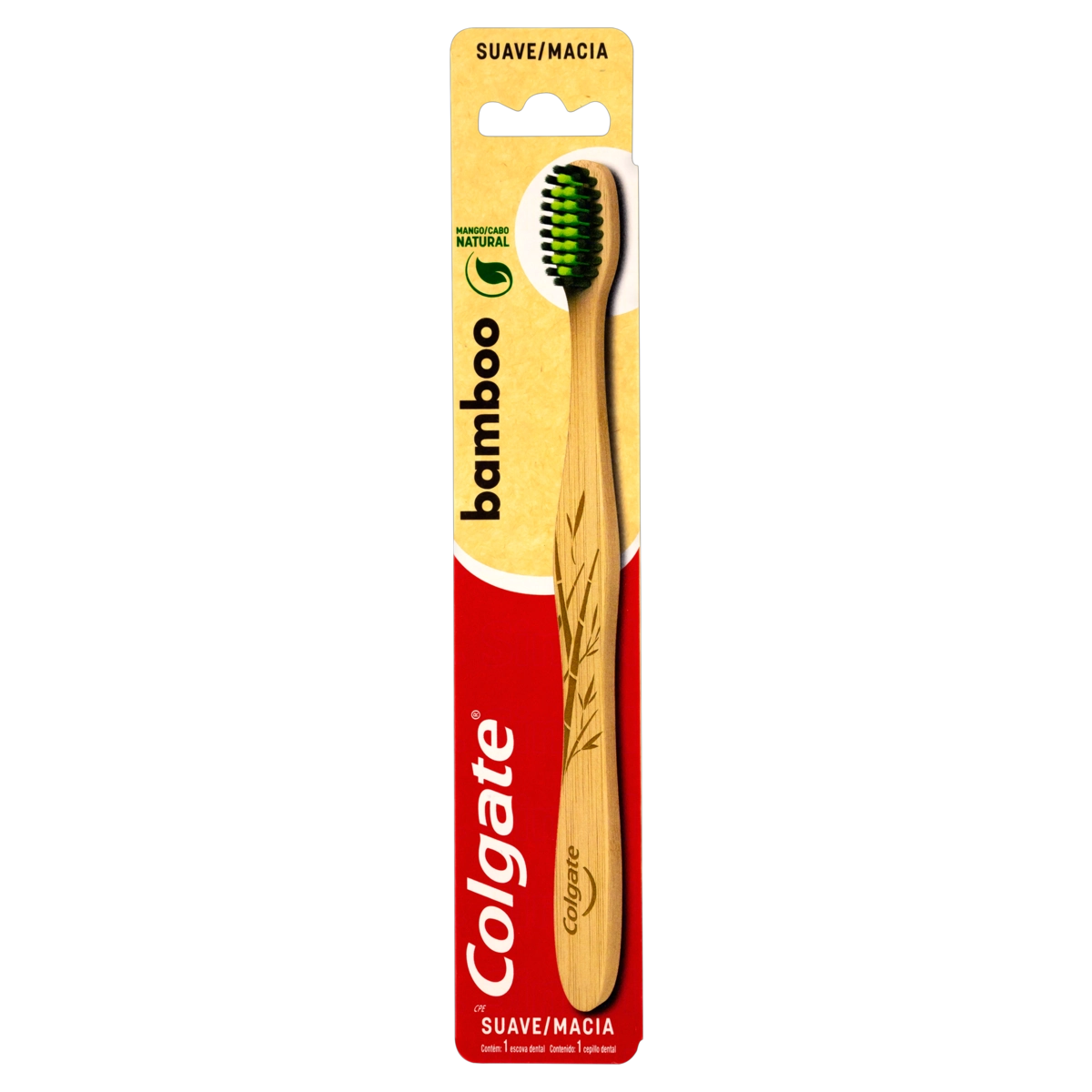 Escova Dental De Bambu Macia Colgate