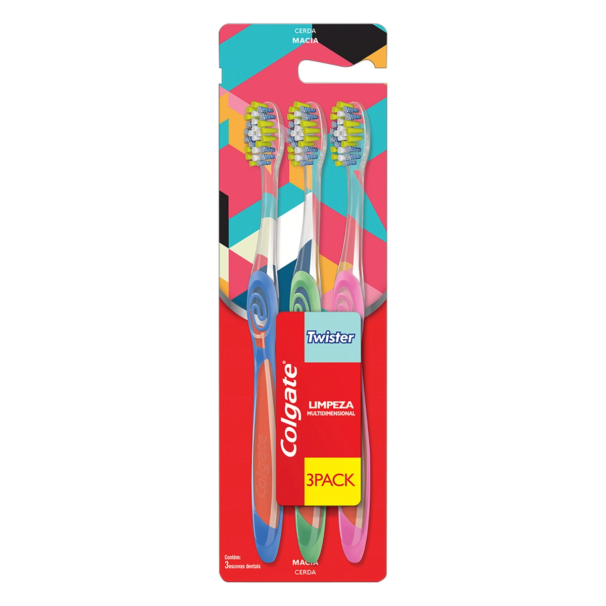 Escova Dental Colgate Twister Fresh Macia Lv3 Pg2
