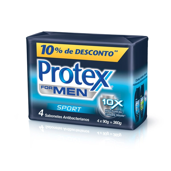 Protex For Men Sport 90 Gramas 4 Unidades