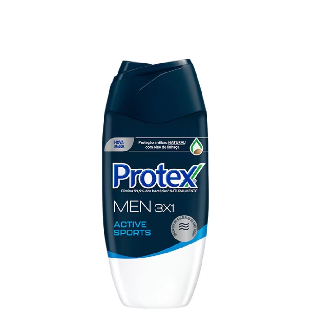 Sabonete Líquido Antibacteriano Sport Protex For Men Frasco 250ml