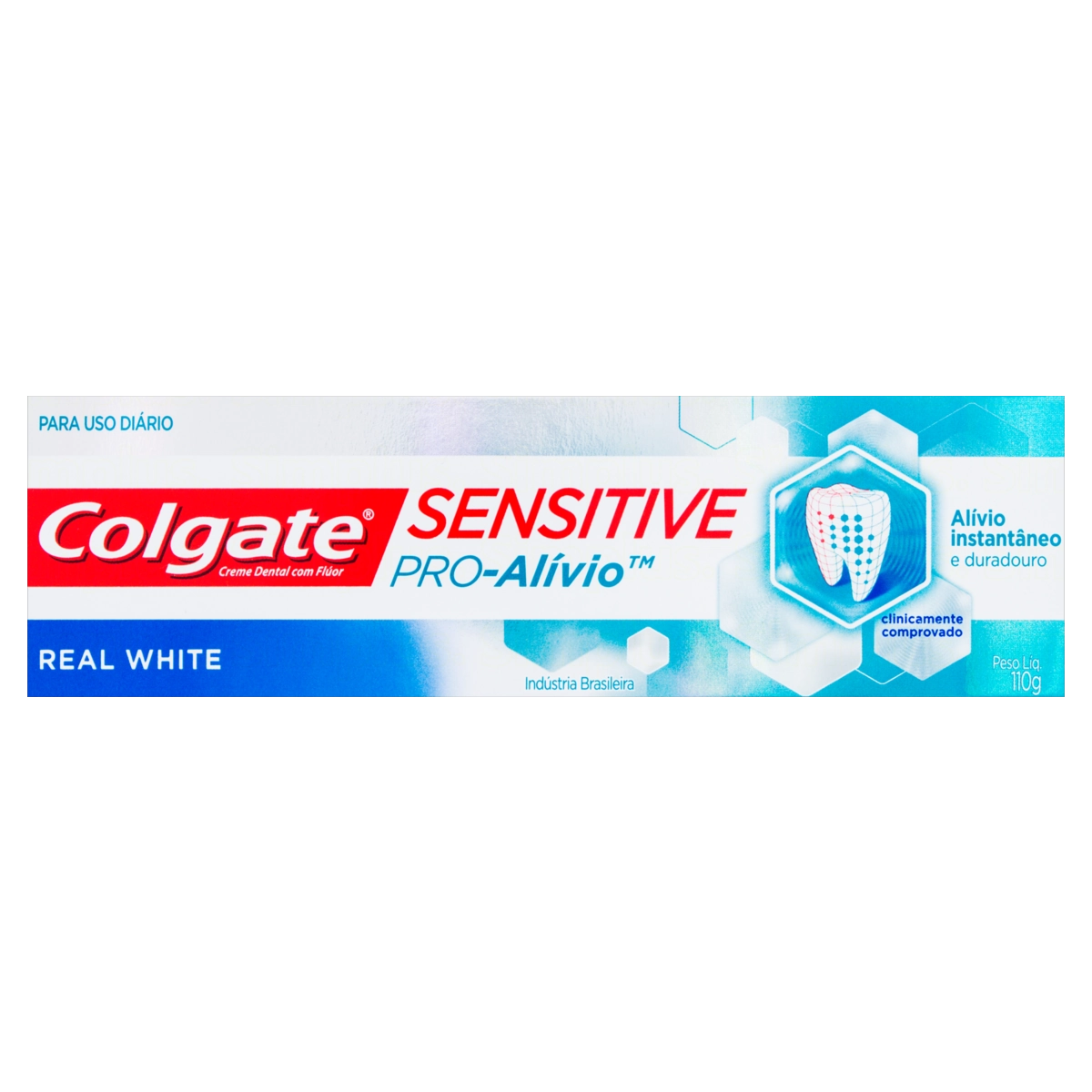 Creme Dental Real White Colgate Sensitive Pro Alívio Caixa 110g
