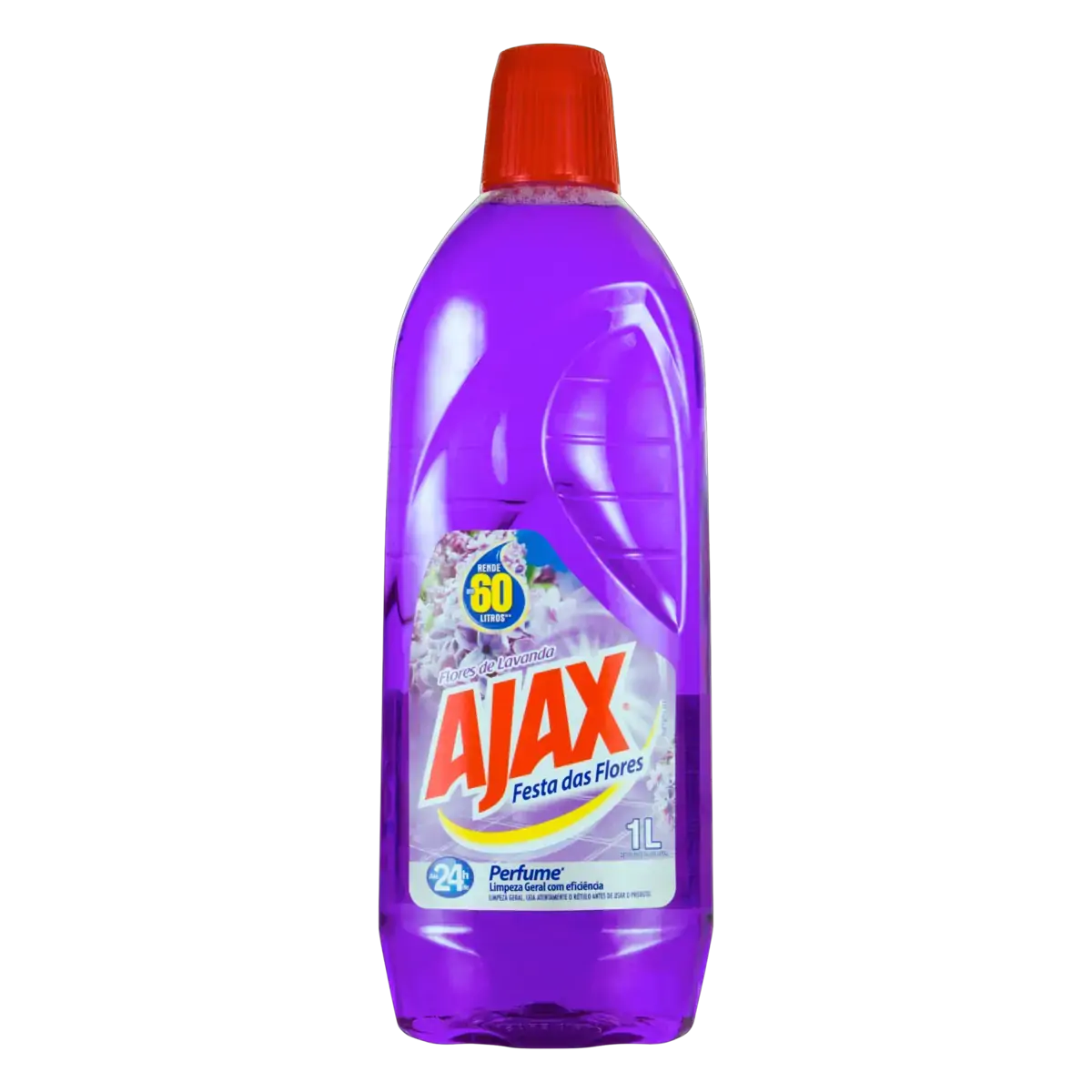 Limpador Perfumado Flores De Lavanda Ajax Festa Das Flores Frasco 1l