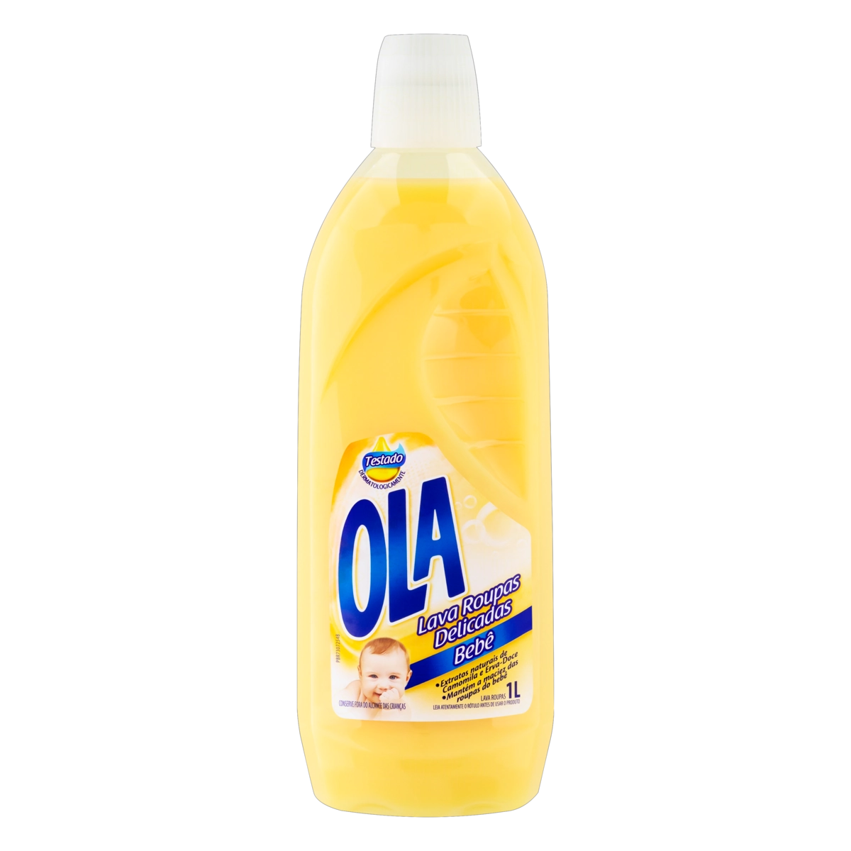 Lava Roupas Líquido Bebê Ola Frasco 1l