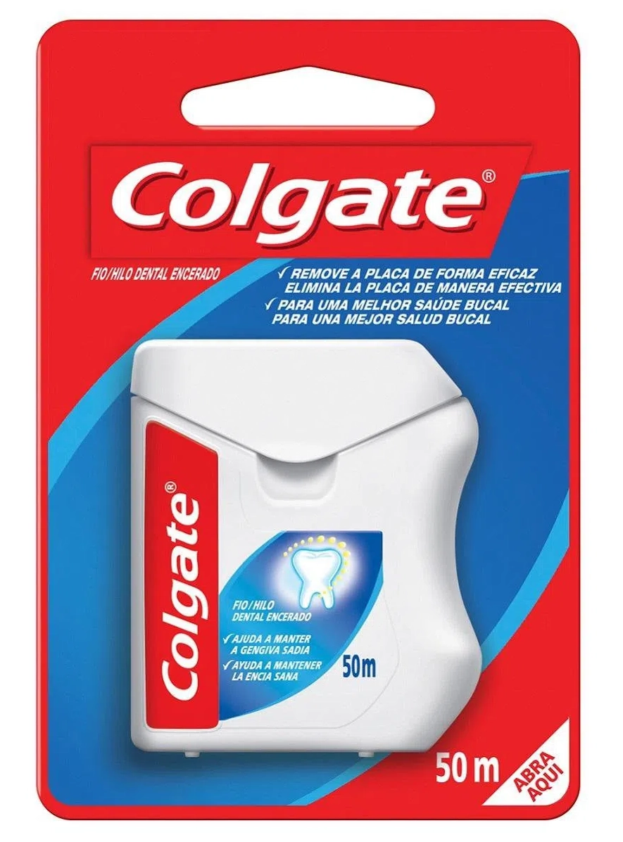 Fio Dental Encerado Colgate 50m