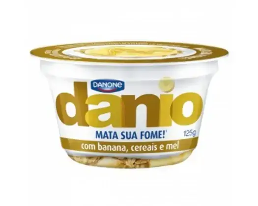 Iogurte Com Polpa De Banana Cereais E Mel Danio Danone
