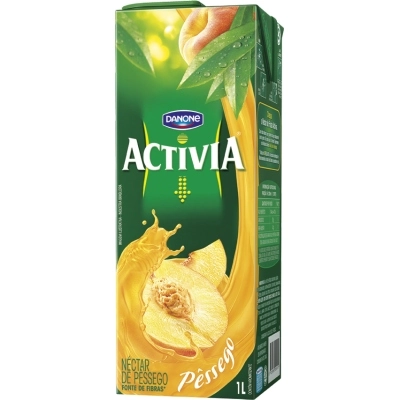 Suco Activia 1lt Nectar Pessego