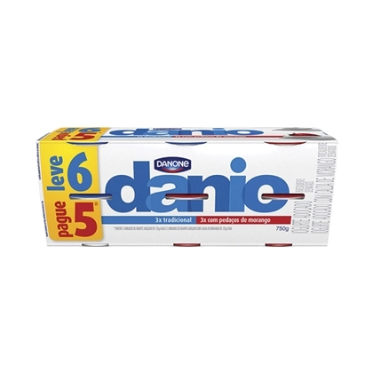 Iogurte Danio Danone Tradicional E Morango