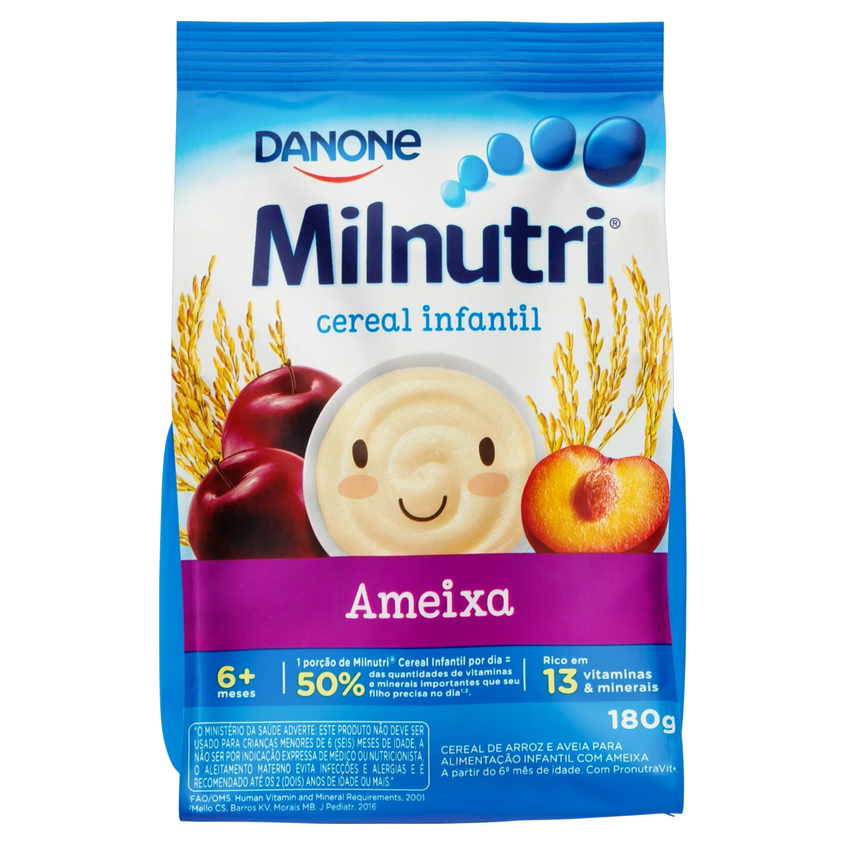 Milnutri Cereal Arroz/aveia/ameixa Sc