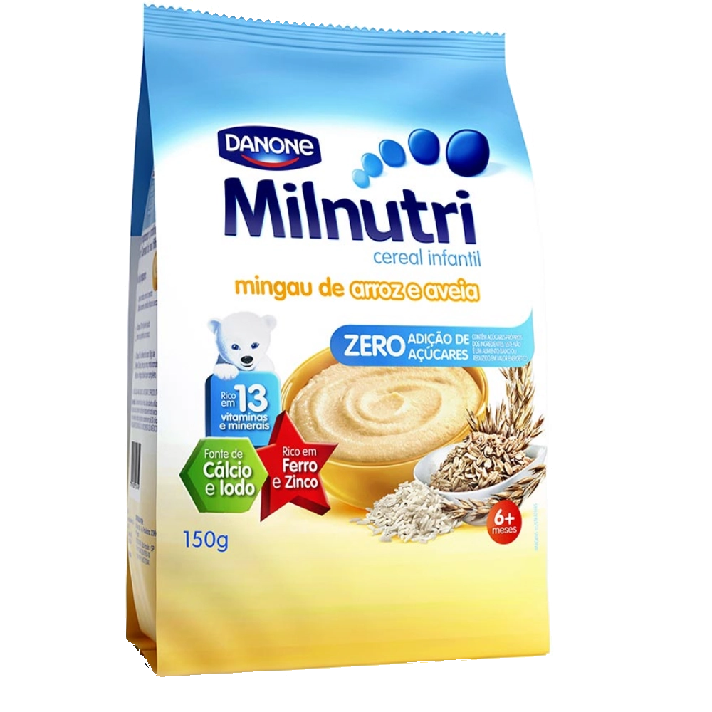 Milnutri Zero Acucar Arroz/aveia 230g