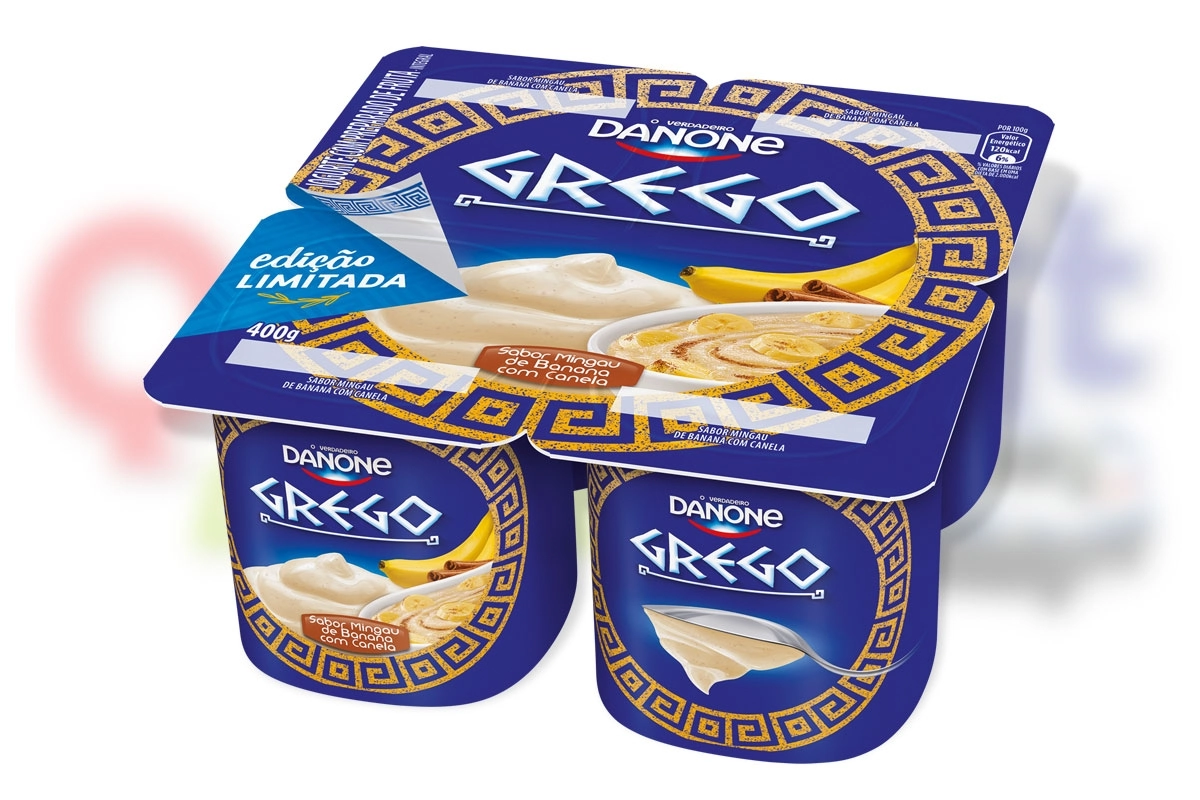 Danone Grego 400 Mingau Banana C/ Canela