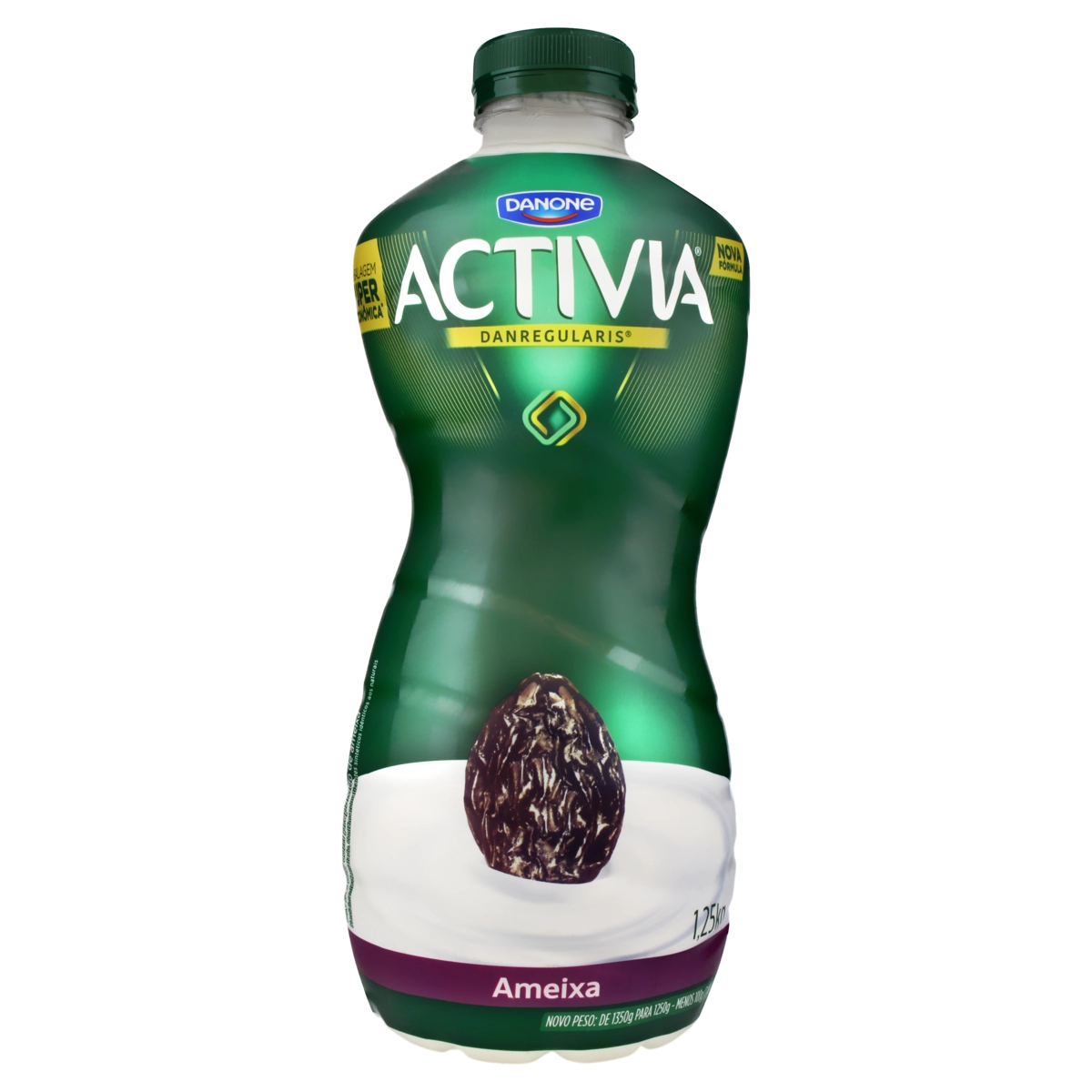 Leite Fermentado Parcialmente Desnatado Ameixa Activia Garrafa 1,25kg