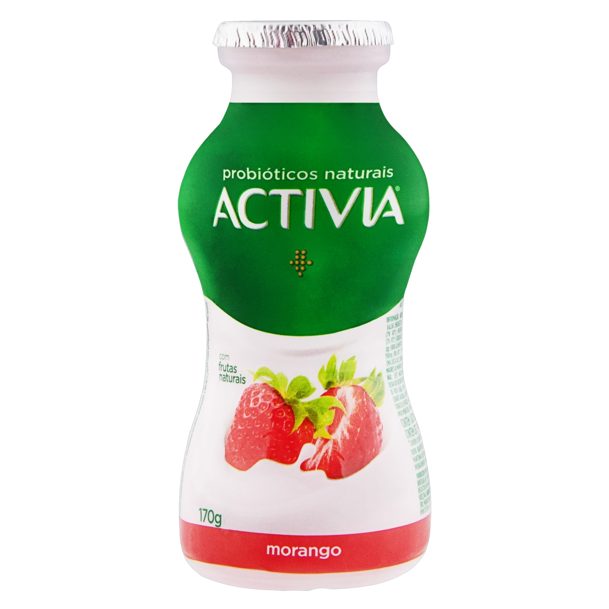 Leite Fermentado Parcialmente Desnatado Morango Activia Frasco 170g