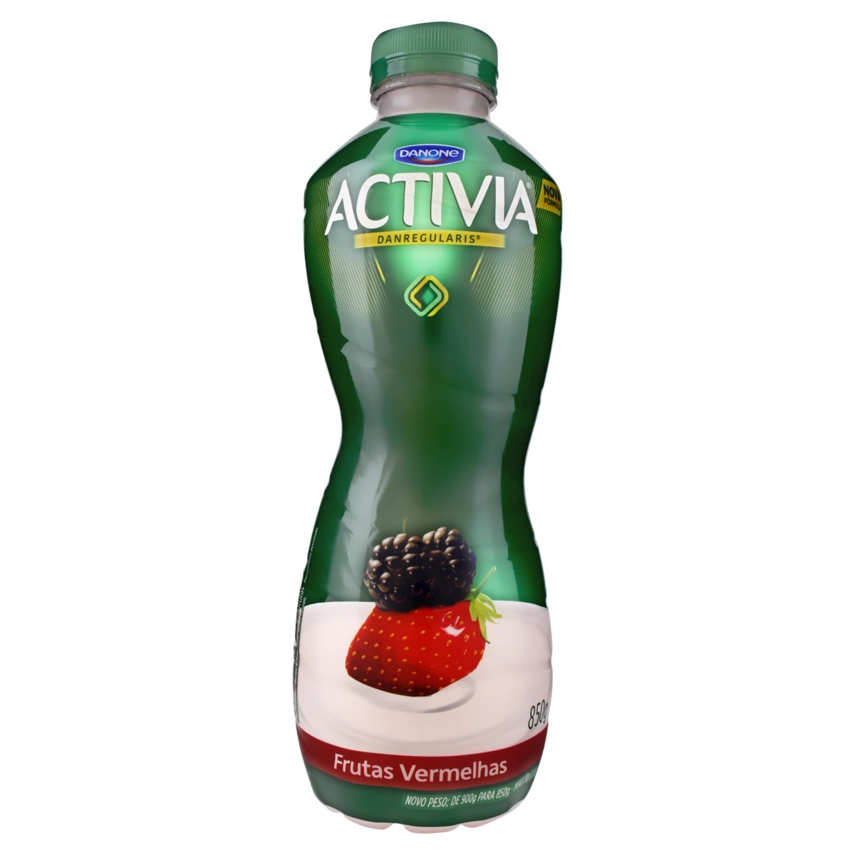 Leite Fermentado Parcialmente Desnatado Frutas Vermelhas Activia Garrafa 850g