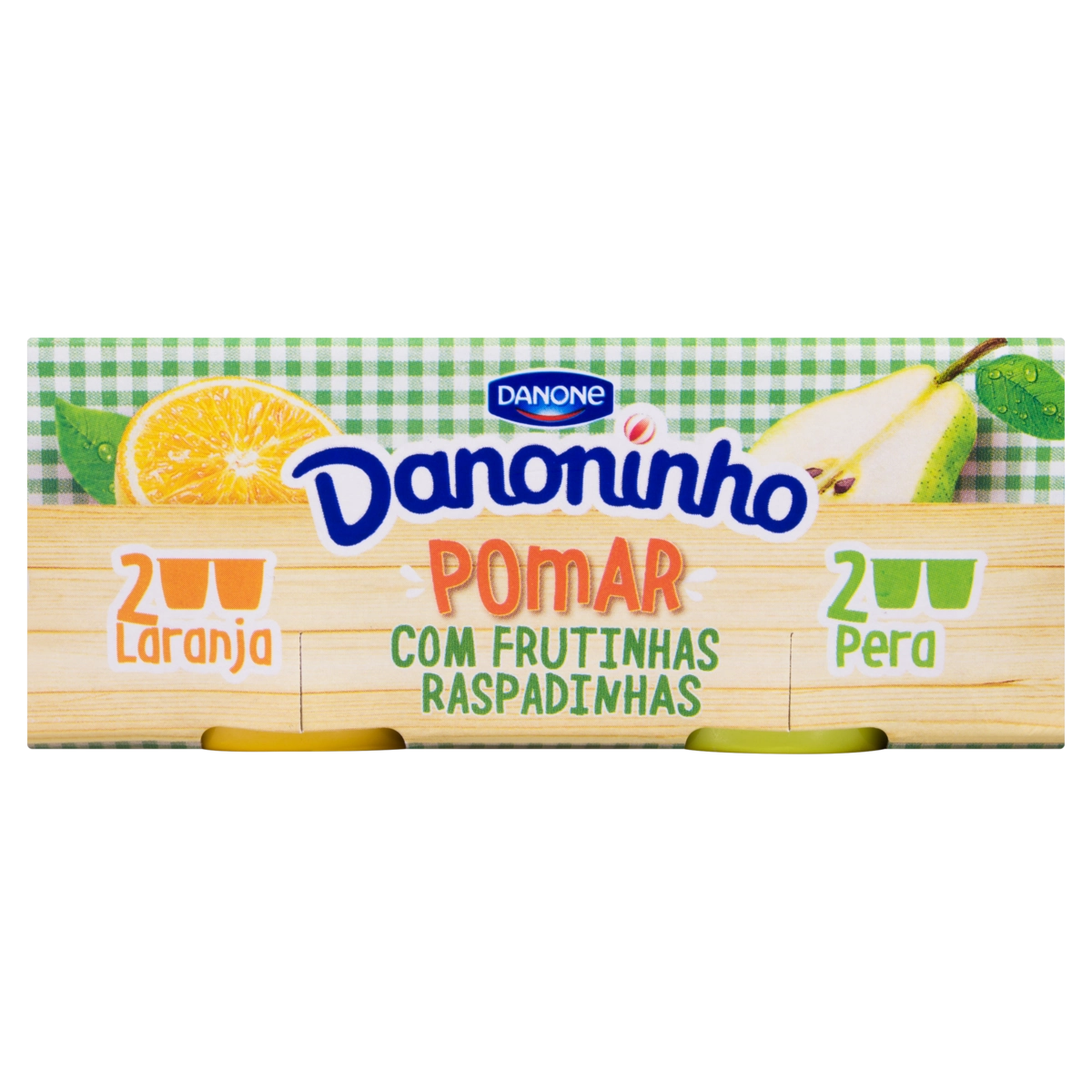 Queijo Petit Suisse Laranja E Pera Danoninho Caixa 160g 4 Unidades