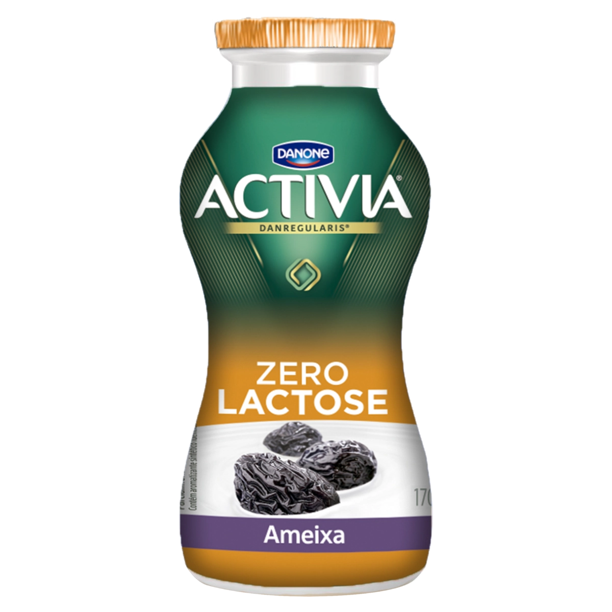 Leite Fermentado Ameixa Zero Lactose Activia Frasco 170g