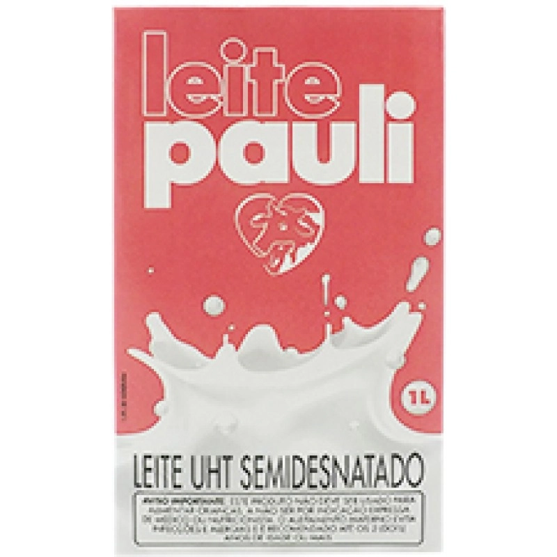 Leite Uht Pauli Semi Desnatado 1l