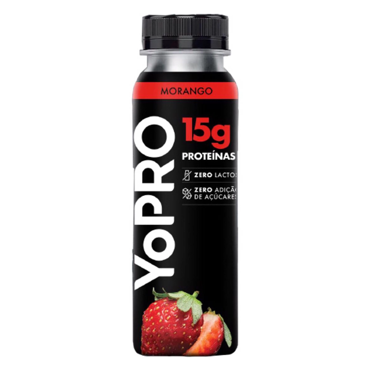Iogurte Morango Zero Lactose Yopro Frasco 250g