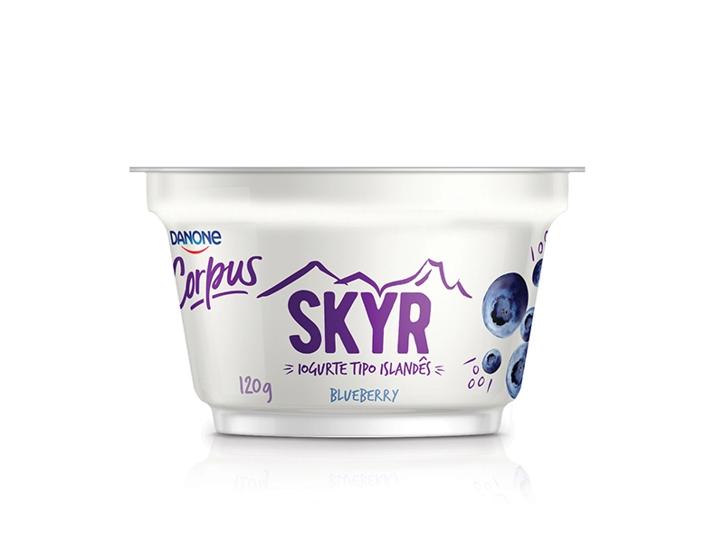 Iogurte Desnatado Skyr Blueberry Zero Lactose Corpus Pote 120g