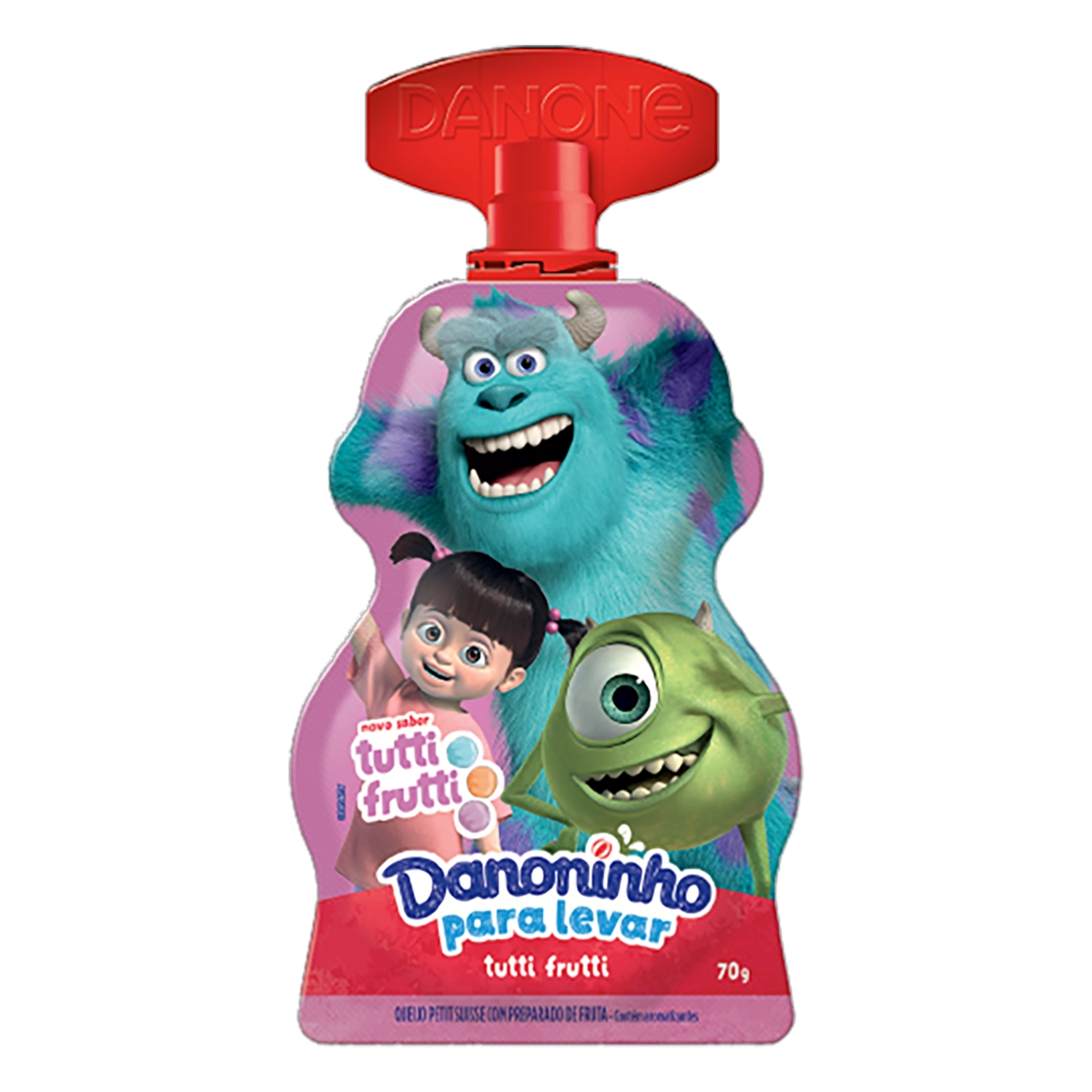 Queijo Petit Suisse Tutti Frutti Danoninho Para Levar Squeeze 70g