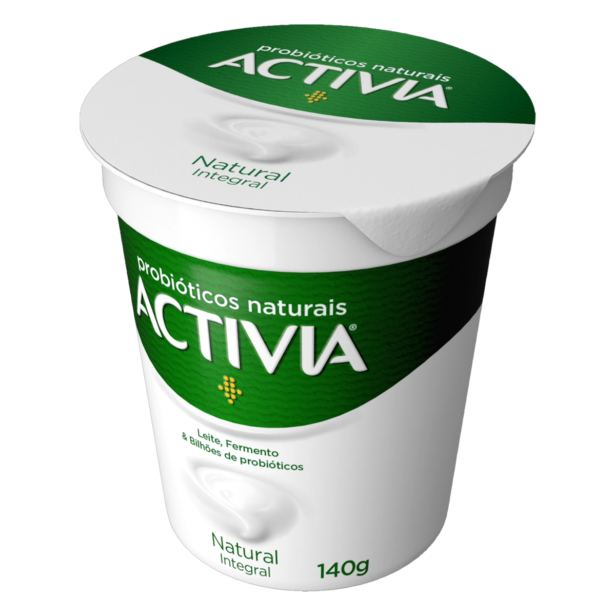 Leite Fermentado Integral Natural Activia Copo 140g